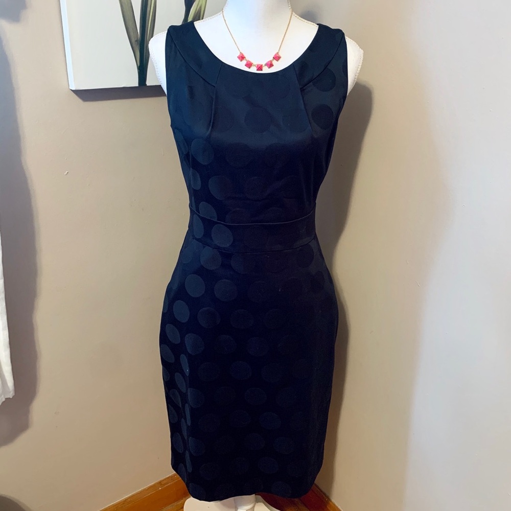 Kate Spade Navy Alme dot sleeveless dress